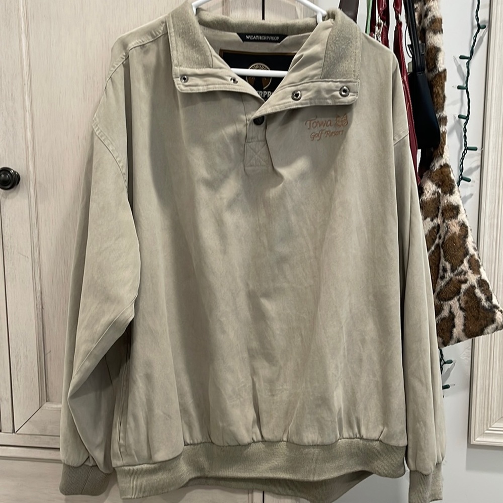 Tan Weatherproof Golf Jacket